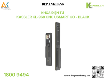 Khóa điện tử Kassler KL-968 CNC USMART GO - Black